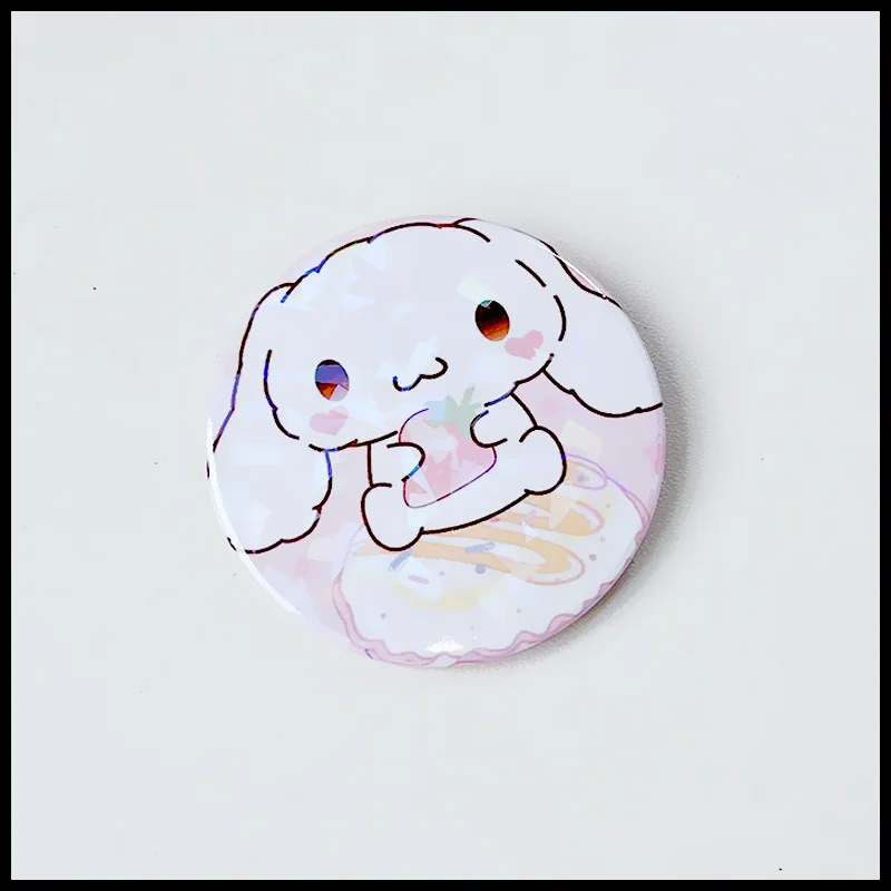 سانريو شخصية دبوس مرحبا كيتي كورومي بلدي ميلودي سينامورول بروش معدني على ظهره ملحق حلية لعبة هدية حفلة للأطفال #5