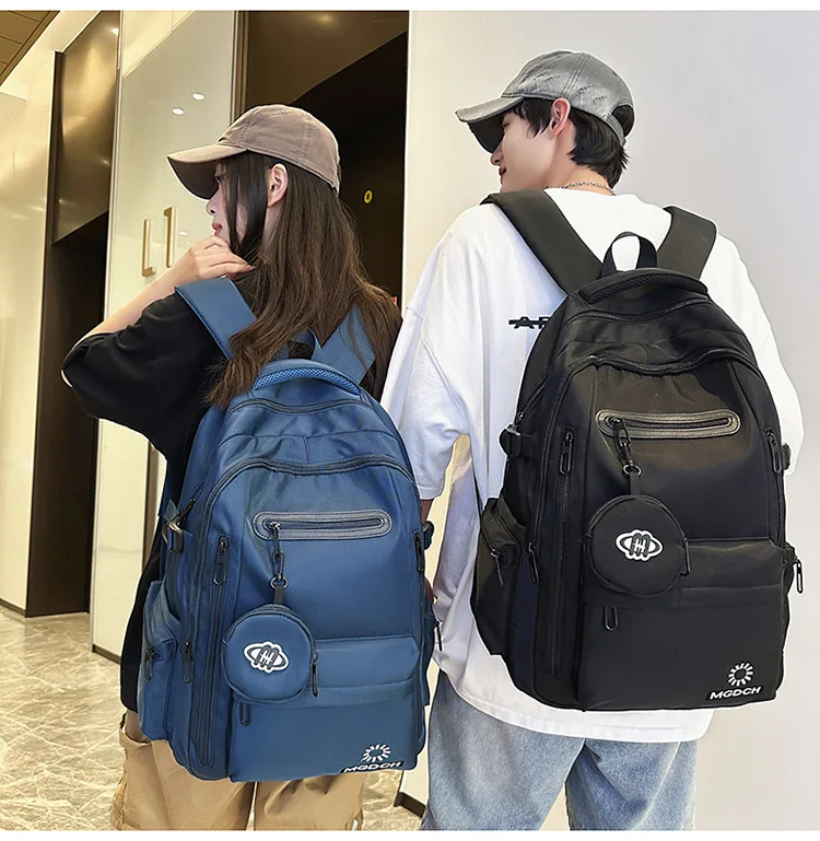 حقيبة ظهر كاجوال حقائب مدرسية حقيبة ظهر صغيرة للطلاب في الحرم الجامعي حقائب مدرسية يومية للسفر والتنقل حقيبة عمل مقاس 14 بوصة