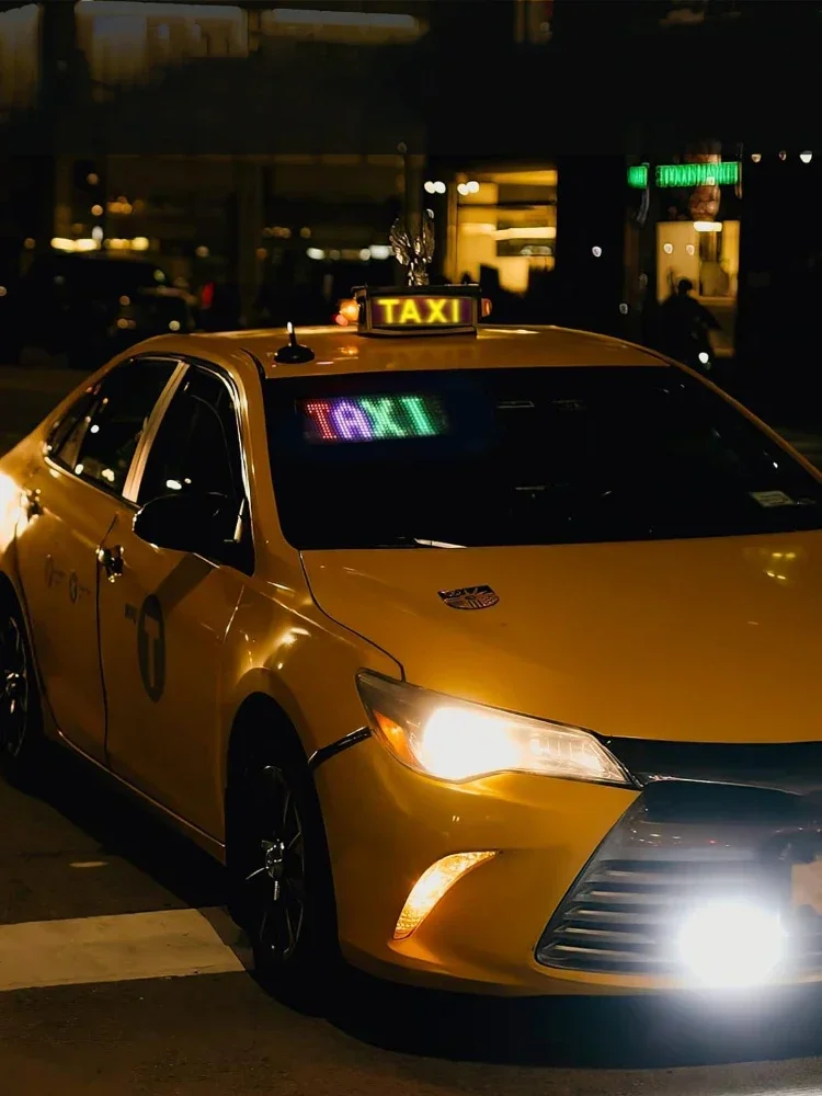 Écran d'affichage LED AD, panneau de défilement de messages, lumière publicitaire Ultra-mince, douce et Flexible pour l'affichage de voiture de magasin
