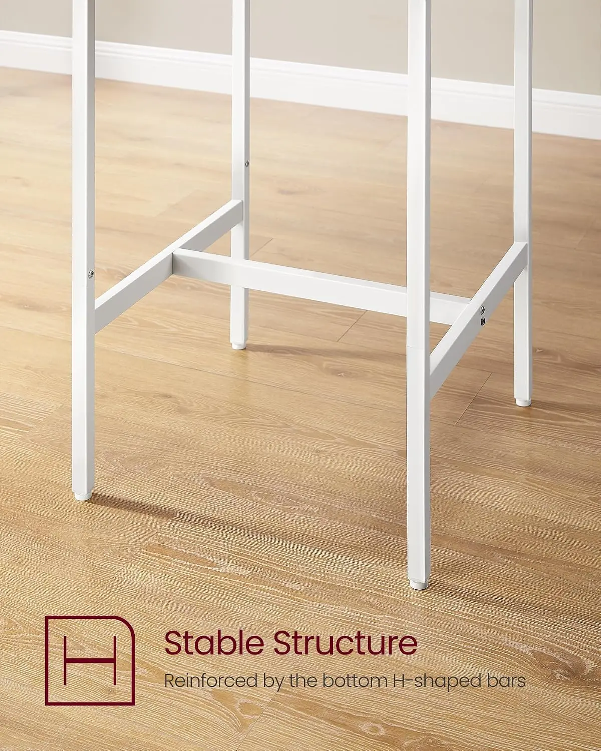 Square Bar Table & 2 Stools Set Space Saving, Customized