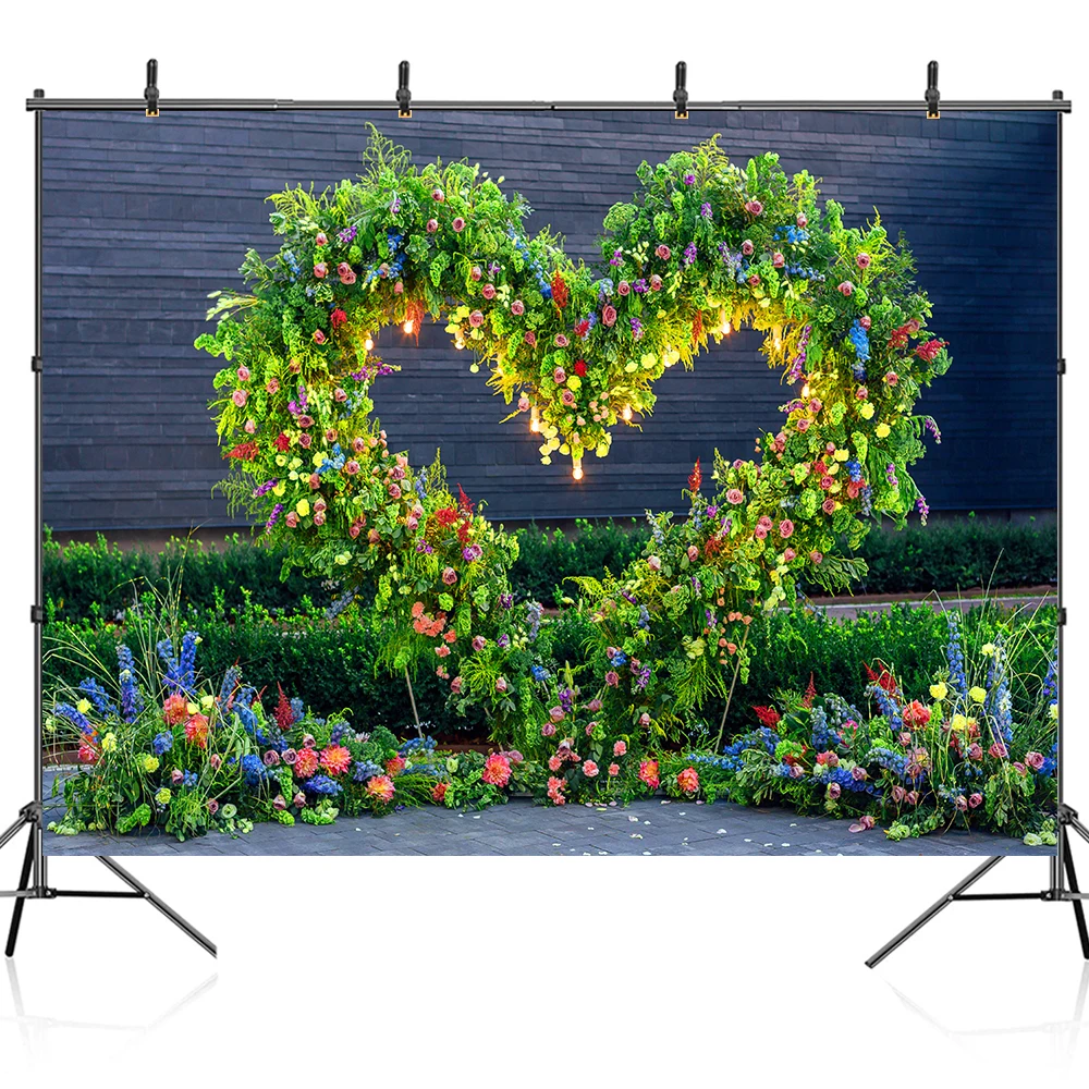 Hoa Treo Tường Cưới Nền Chụp Ảnh Kỷ Niệm Sinh Nhật Photocall Ảnh Phòng Thu Lưng Chống Đỡ Tùy Chỉnh Sản Phẩm
