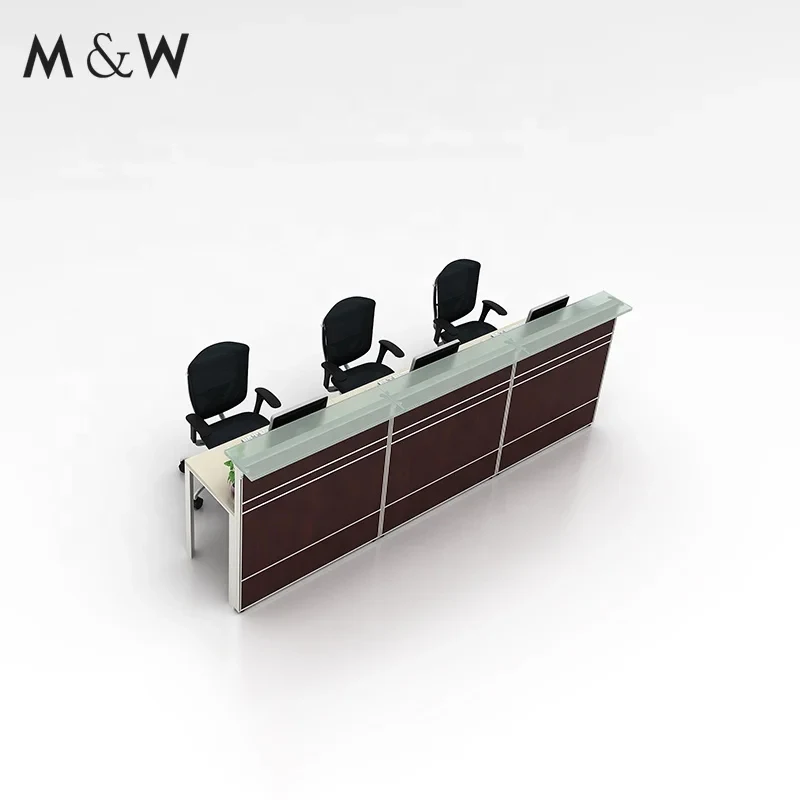 custom.&Customizable Modern Office Furniture-Durable Commercial Salon Front Reception Desk Hotels Hospitals Schools