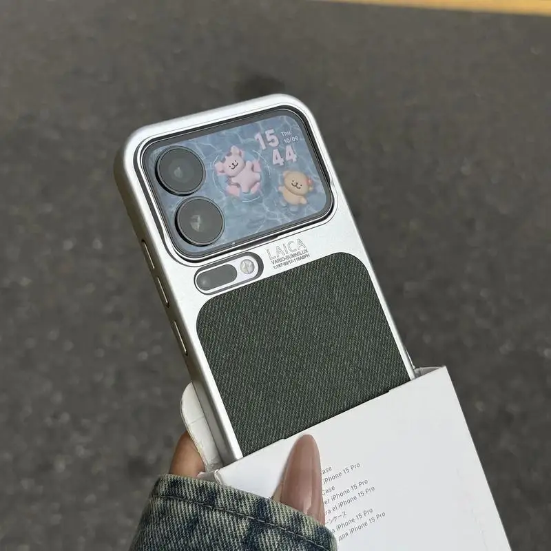 Luksusowe etui o fakturze lnu do Xiaomi 17 17 Pro 17 Pro Max, magnetyczna skórzana obudowa, odporne na wstrząsy, smukłe etui do Mi 17ProMax — zdjęcie produktu 5