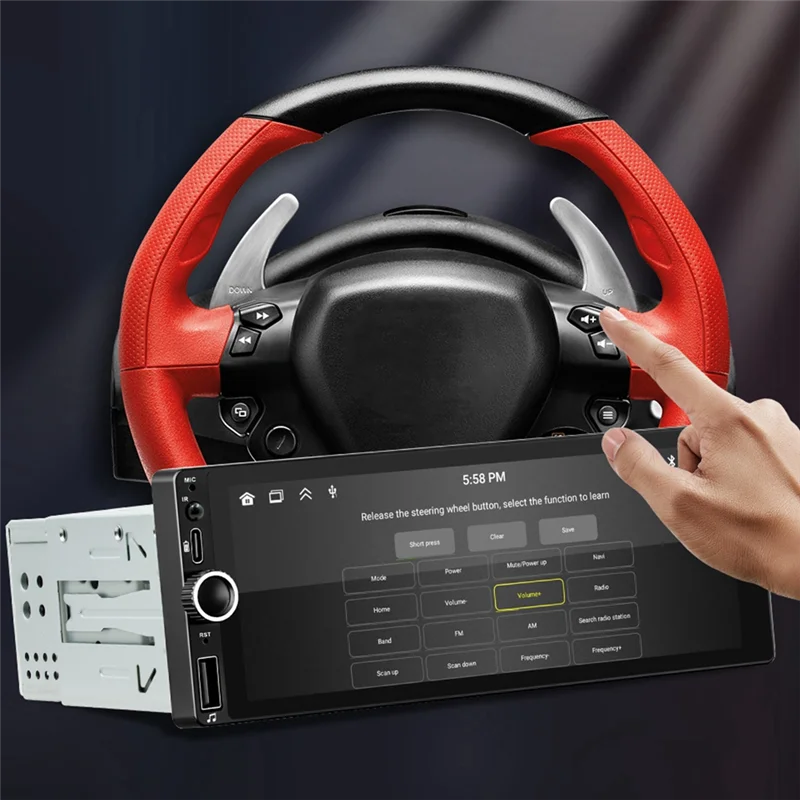 

VO-2+32G MP5 Player With 6.86 Inch Screen, Navigation, And Bluetooth - Ideal For Wireless Carplay & Android Auto