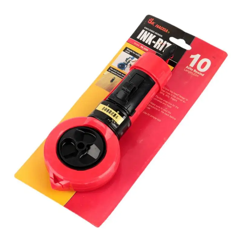 Imagem -06 - Carpenter Ink Marker Winding Chalk Box Tool Self Chalking Chalk Box Linhas Eficientes Desenho Scribing e Marcação