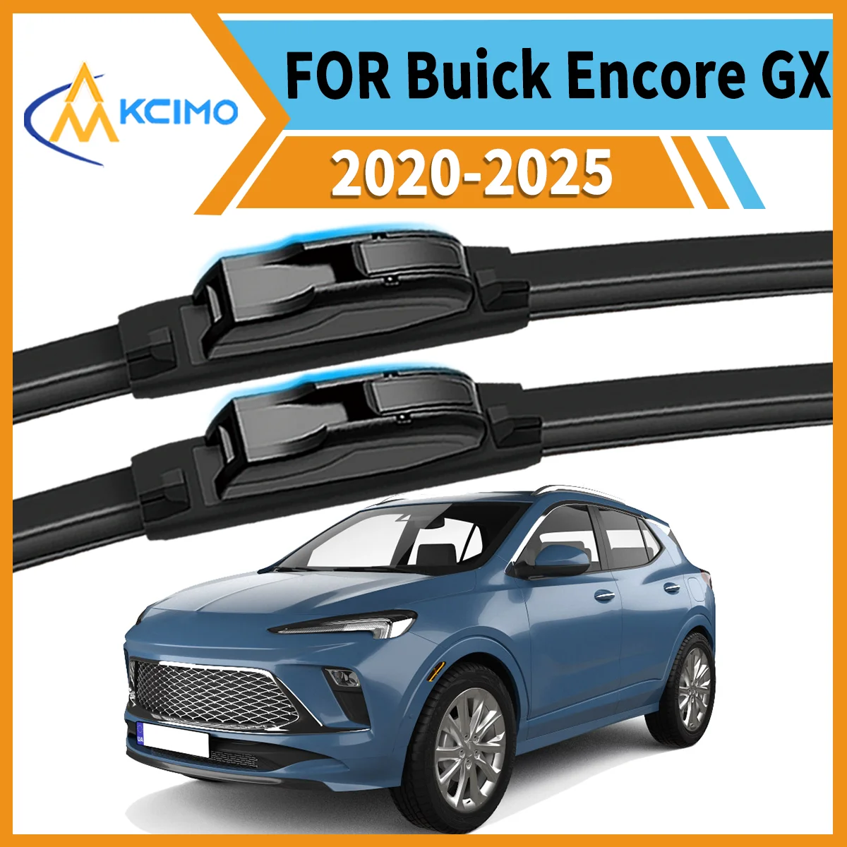 

2PCS High-Performance Wipers Designed for Buick Encore GX 2020-2025 All-Weather Clarity Durable Frame Safe Driving Essential