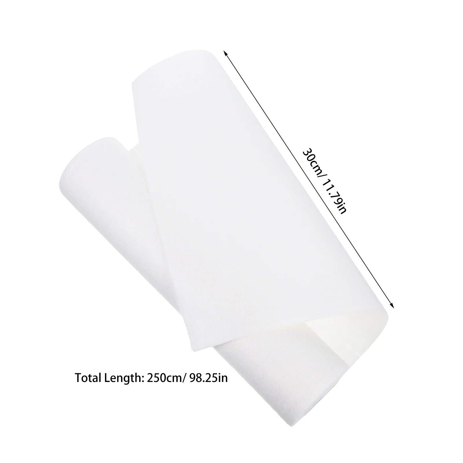 ورق قطني يحتفظ بالمياه العذبة على الزهور الطازجة مقاس 250 × 30 سم، ملحقات زهور ماصة للترطيب #2