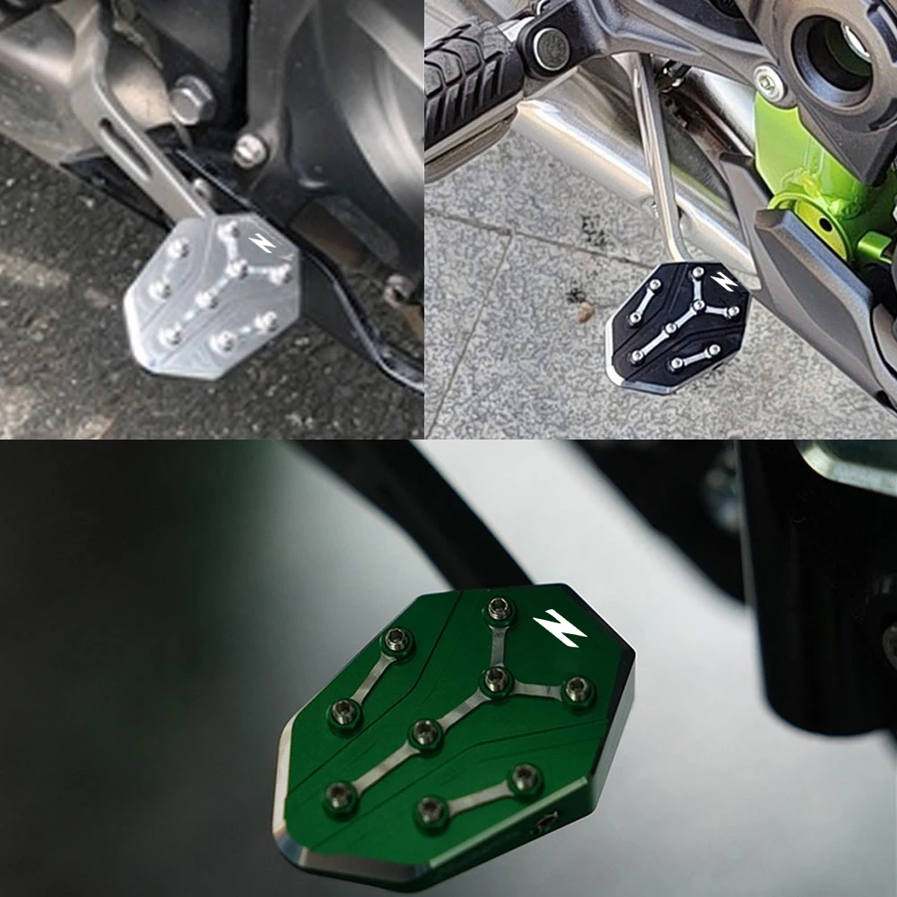 

2023 2024 Motorcycle Accessories Side Stand Enlarge Kickstand Enlarger Support Extension For KAWASAKI ZX10R ZX6R ZX-10R ZX-6R