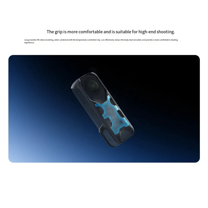 

B27B Temperature Control Back Clip For Insta360 X5 Action Camera Efficient Heat Reduction Enhanced Performance