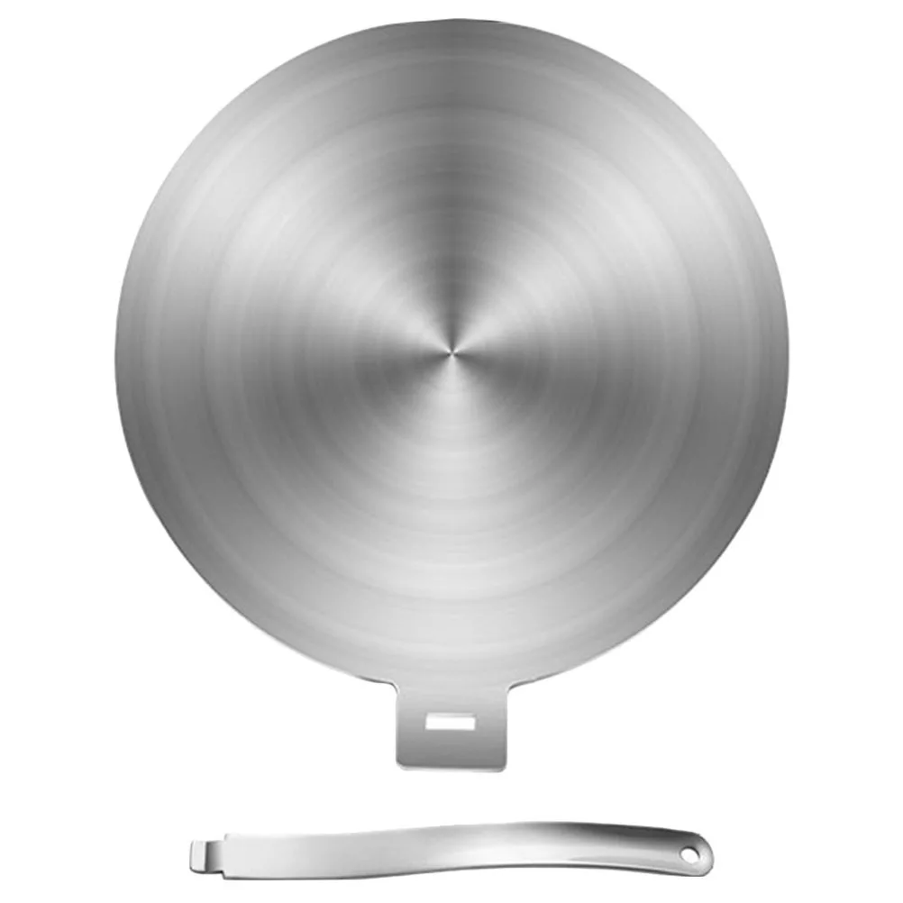Heat Diffuser Plate 9.45 Inch Stainless Steel Thermal Converter Disk Adapter 240x3.4mm H Induction Cooker Stove Top Anti