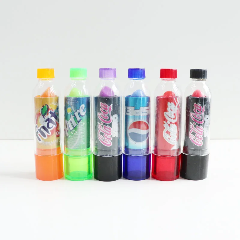 24Pcs Soda Bottle Lip Balm 6 Flavors Set Color Changing Lipstick Long Lasting Waterproof Lip Balm Wholesale