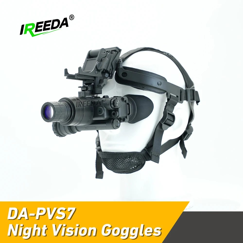 hot-selling ex-factory price PVS7 night vision goggles, flippable, power saving, low battery indicator PVS7 FOV40 ° shell kit