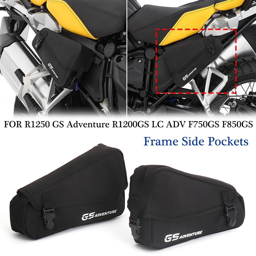 

R1200GS R1250GS Motorcycle Frame Side Pockets Waterproof Triangle Bag For BMW R1250 GS Adventure R1200 GS LC ADV F750GS F850GS