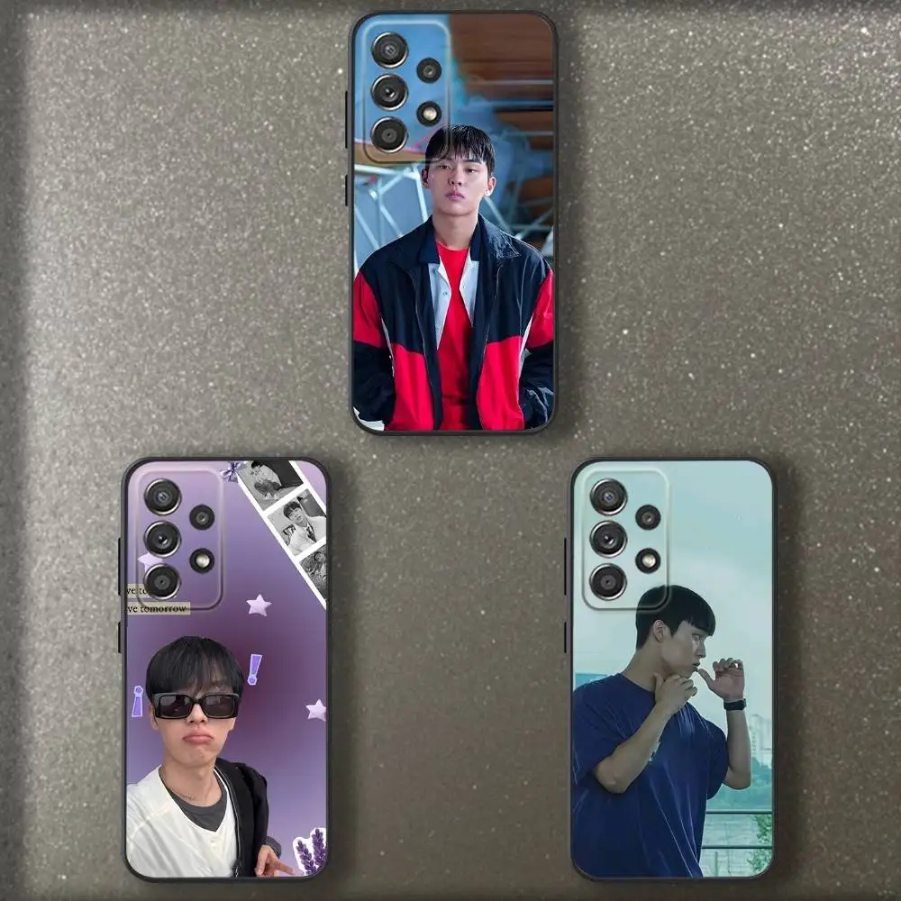 

Chois H-Hyun W-Wooks Phone Case For Samsung S 25,24,23,22,30,21,10,9,Ultra,Plus,Lite,FE,4,5 G Soft Black Case