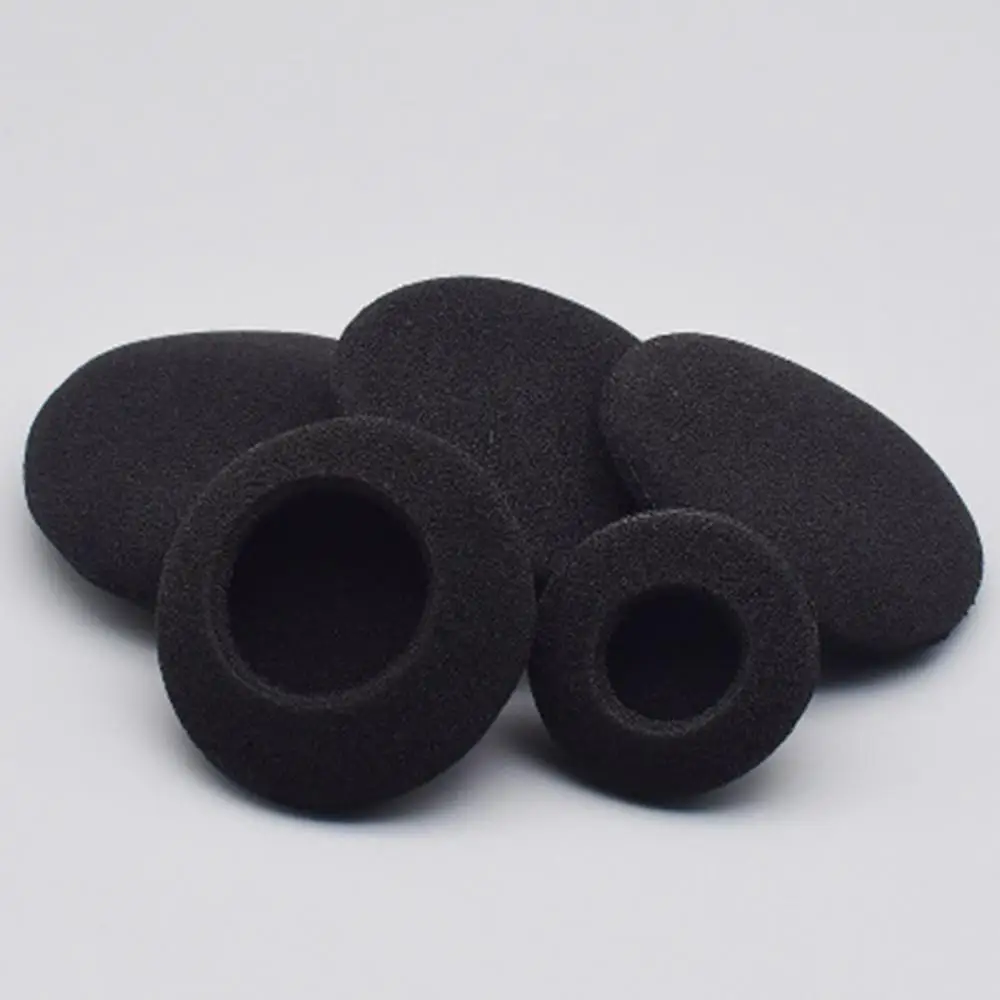 2Pcs 3.5/4.5/5/5.5/6cm Headphone Ear Sponge Pads Replacement Headset Accessory Foam Ear Pud Earpads Sponge Cushion Covers