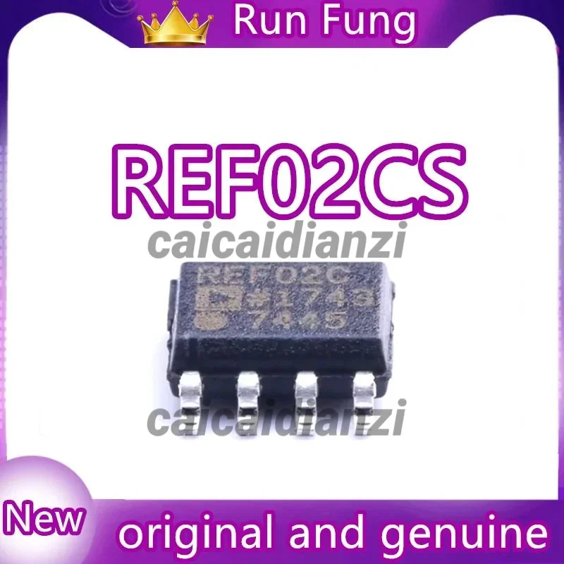 REF02CS REF02  Series Voltage Reference IC Fixed 5V V ±1% 10 mA 8-SOIC 5Pcs/Lot   New Original
