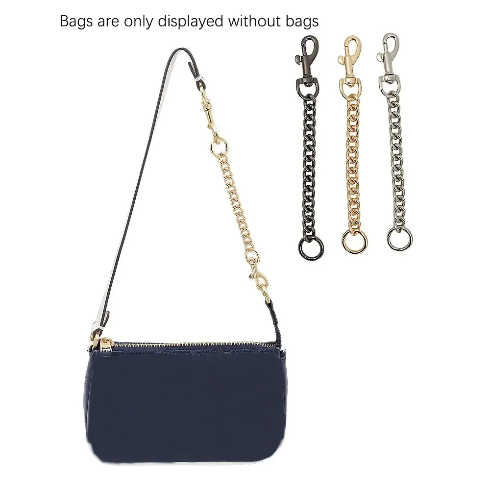 

15cm Extension Bag Chain Short Metal Purse Chain Strap Handbag Handle Replacement Chains For Extend Shoulder Bag Strap