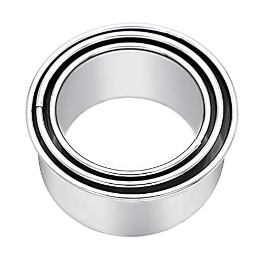 

Round Biscuit Cutters Set Stainless Steel Dumpling Cutters Cake Pastry Scone Cutters Molds for Cooking Baking 3Pcs Plain Edge
