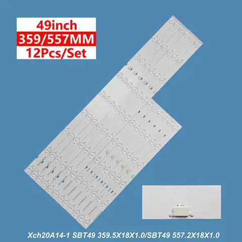 KD-49X9000E TV LED용 LED 스트립, 49 인치 SBT49, 6 + 9LED, 49039D615SN1R/L, 49X9000E, 12 개/세트