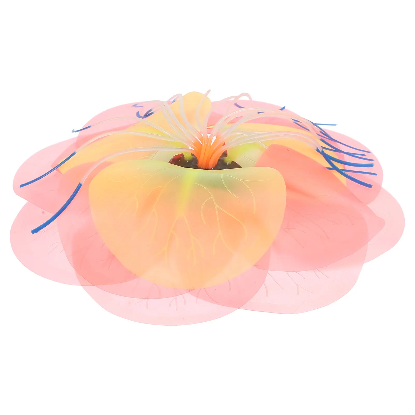 

Decor Red Soft Silicone Butterfly Coral Faux Grass Aquarium Fish Simulation Water Grass Tank L scape Accessory