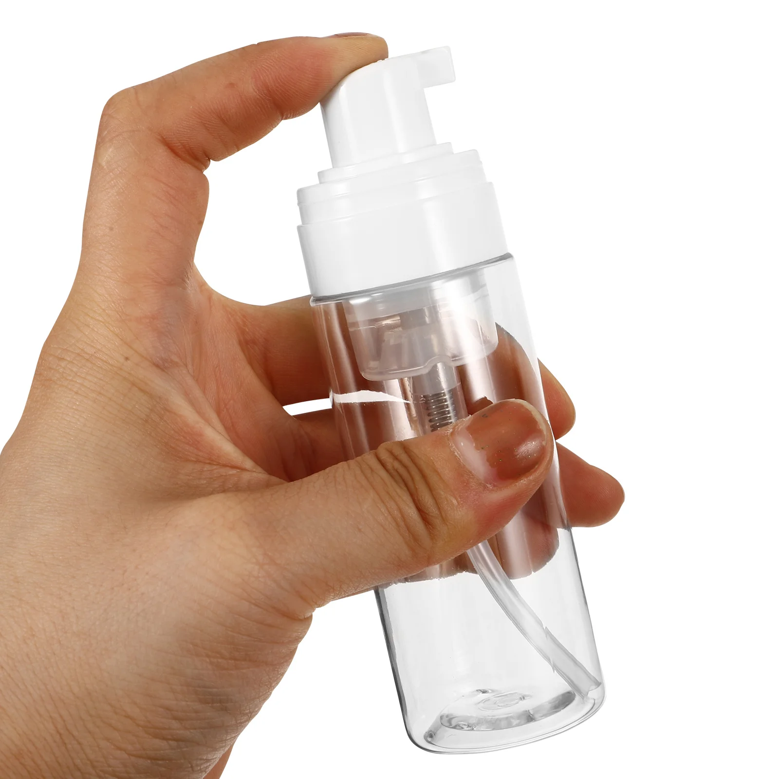 10 Stück Reiseflaschen, nachfüllbar, Kunststoff-Pumpflaschen, auslaufsichere leere Behälter für Shampoo, Lotion, Duschgel, Reisen