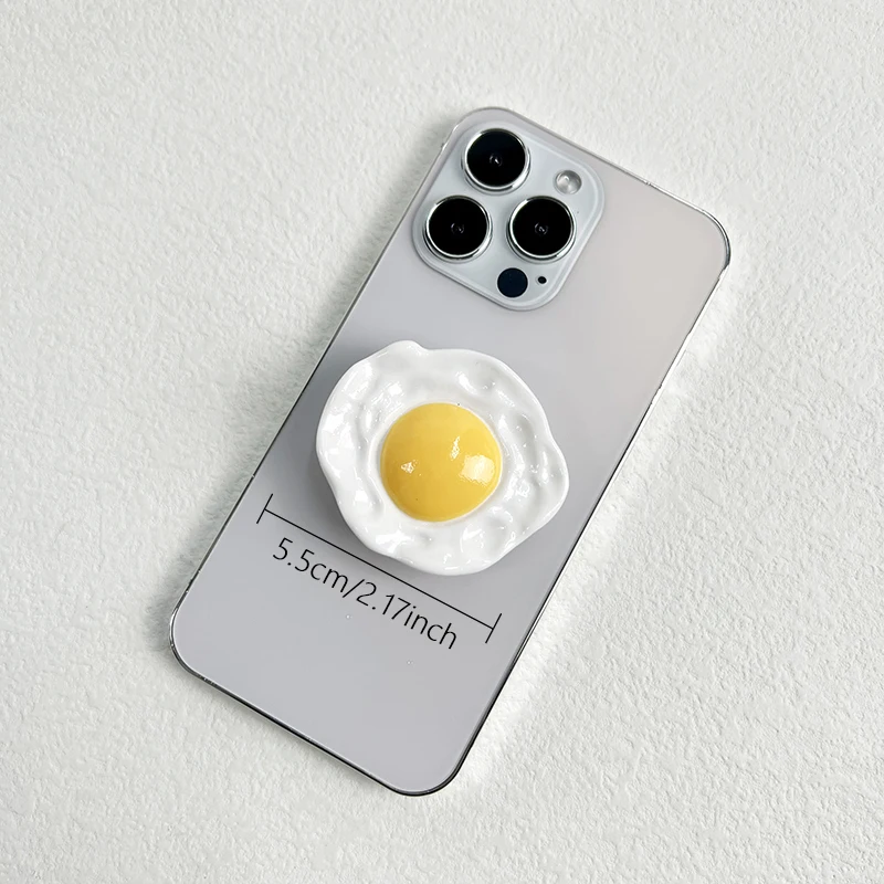 Creative Egg Phone Holder Foldable Socket Grip Tok holder For Magsafe IPhone Mac Samsung Safe Ring Finger Expanding Stand