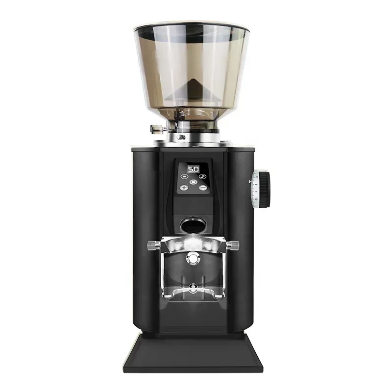 Professional 64MM Coffee Bean Grinder Espresso Flat Burr Stainless steel Mill Electric