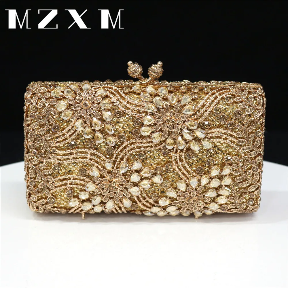 Elegante En Luxe Designer Handtas Damesmode Strass Avondtas Kristallen Retro Tas Unieke Stenen Schoudertas