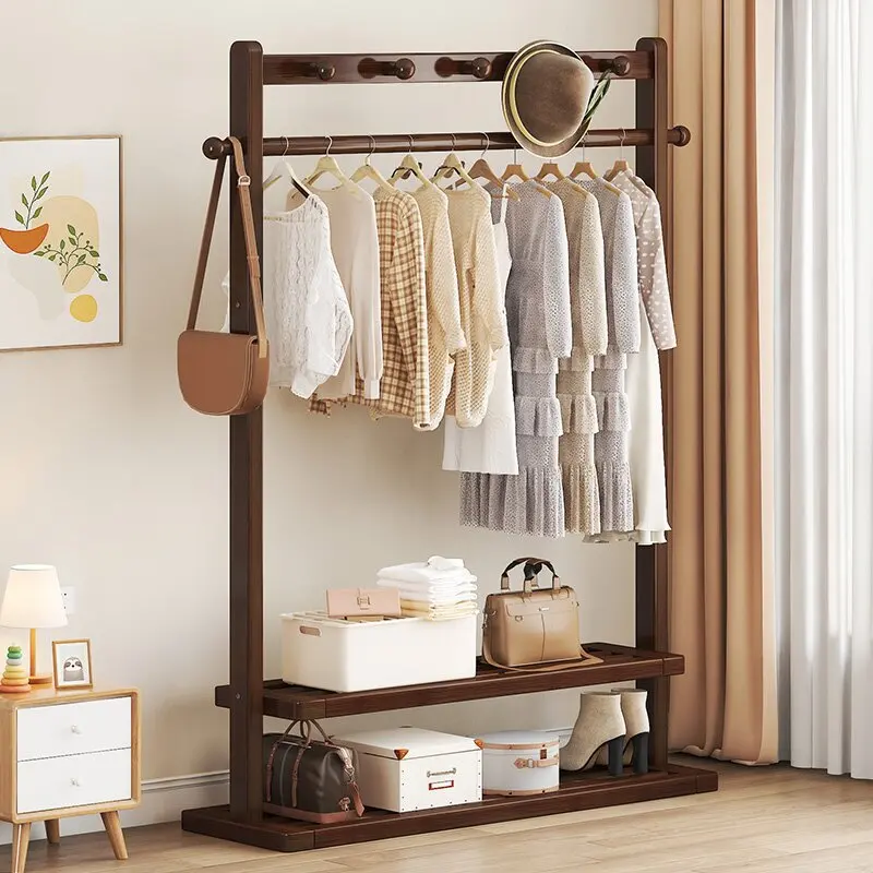 

Напольная вешалка для одежды от пола до потолка, простая и современная съемная сушилка для белья, новая вешалка для одежды в китайском стиле для дома и гостиниц.