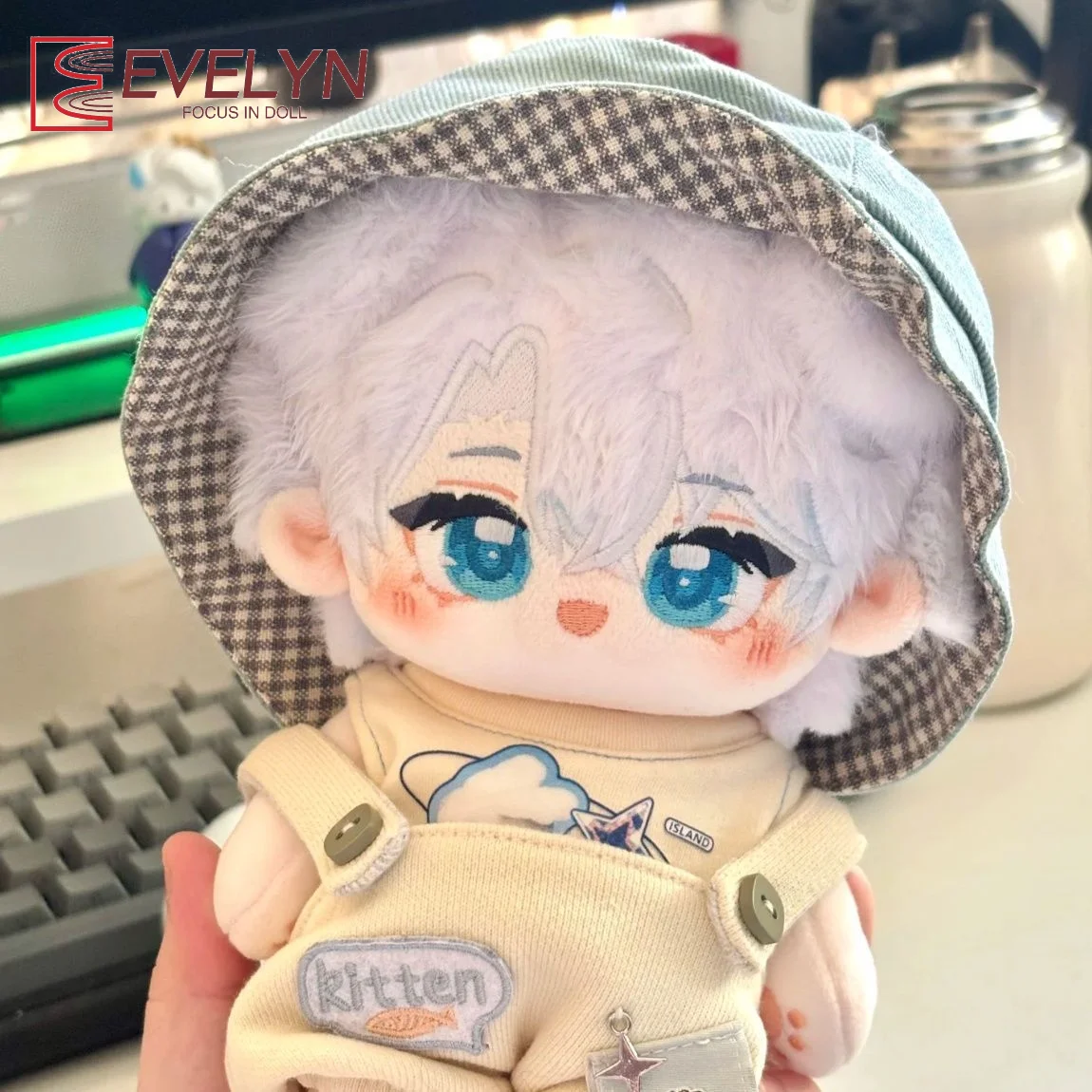 Evelyn 20 سنتيمتر أنيمي لعبة هونكاي: ستار Phainon أرقام لطيف تأثيري القطن دمية محشوة ألعاب من القطيفة دمية عارية للأطفال هدايا