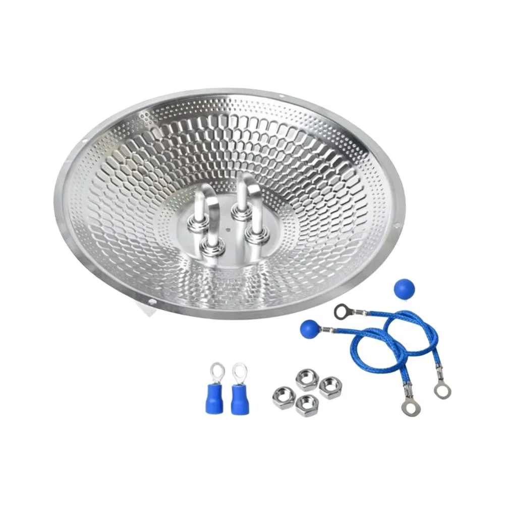 for Compact Sun Heater Featuring High Temperature Resistant Embossed Metal Disc and Reflective Aluminum for Heating Systems
