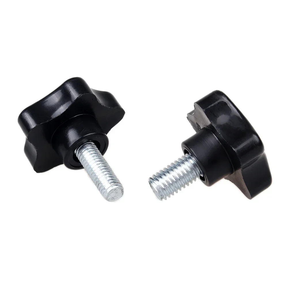 

MuMLOGIE 1pcs M10 plum handles white zinc pentagonal screws bolt home decoration bolts hand screw bolts 70mm-100mm length