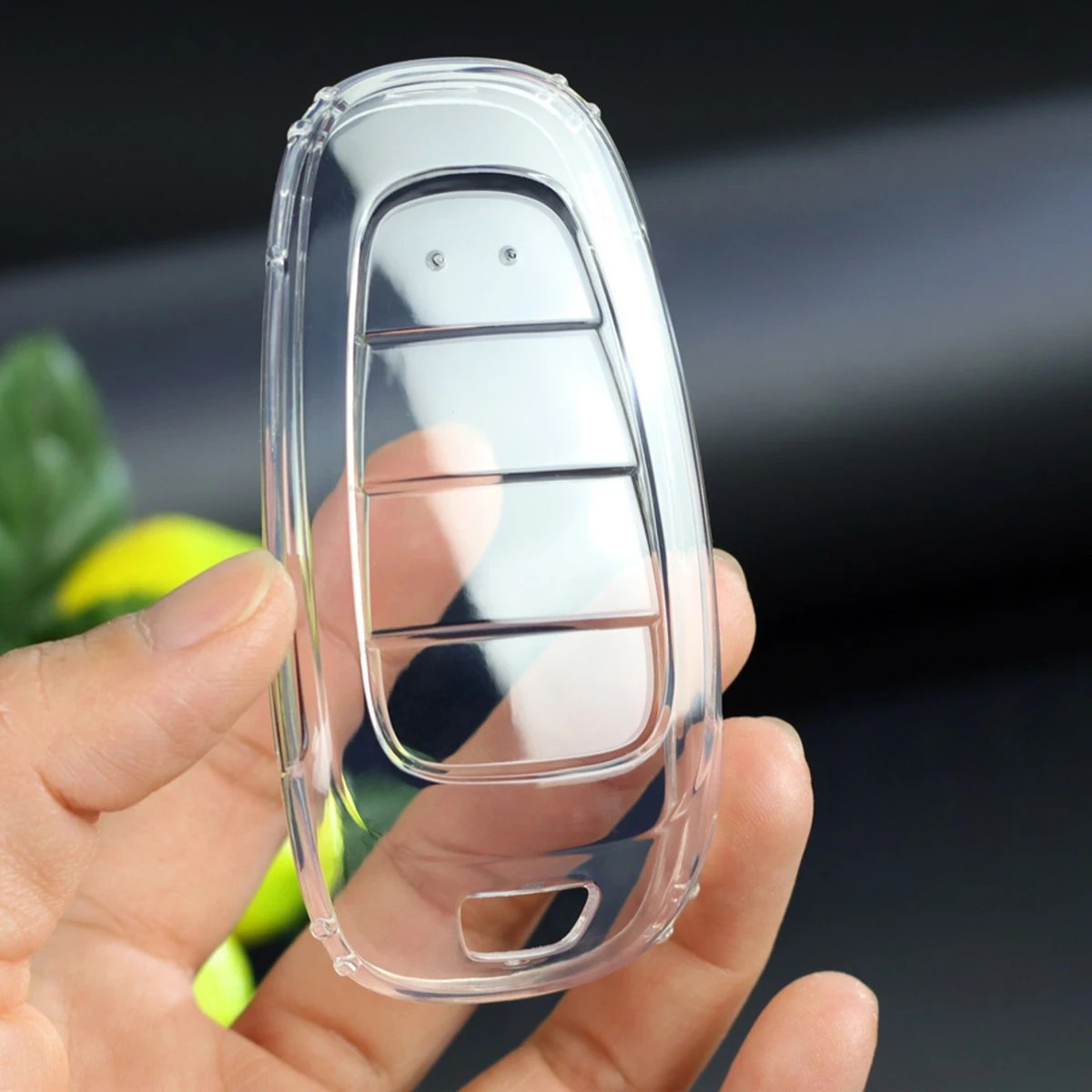 Transparente TPU Car Smart Key Cover, caso claro para Hyundai, Sonata, Tucson, Santa Fe, Cruz, IONIQ, 5, Palisade, Nexo Acessórios