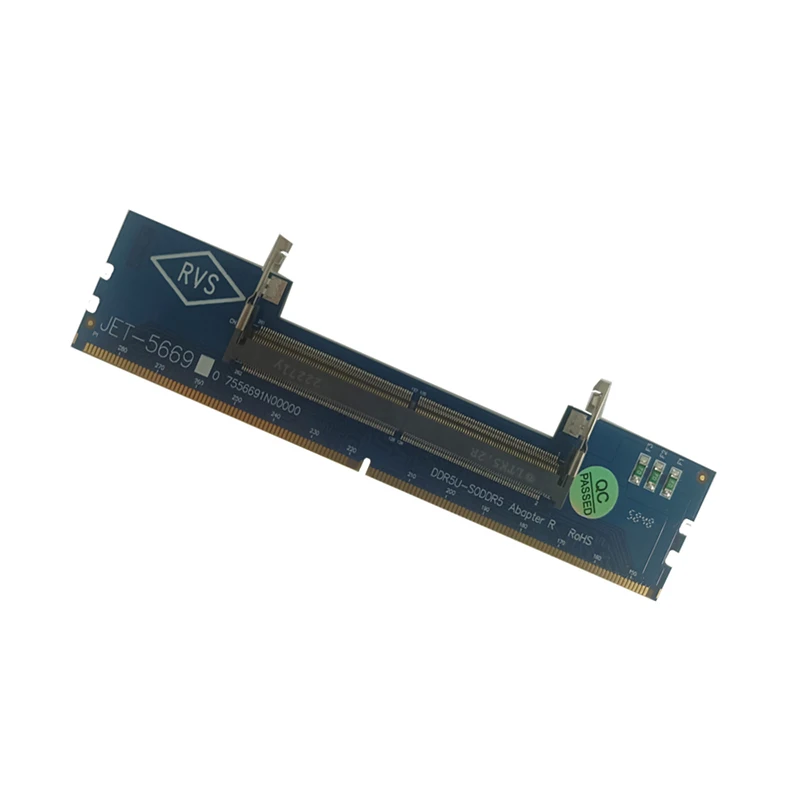 Ordinateur portable DDR5 RAM vers ordinateur de bureau Carte adaptateur RAM U-DIMM DDR5 vers bucDDR5 Convertisseur SO-DIMM d'ordinateur portable vers ordinateur de bureau UDIMM Mémoire RAM Riser