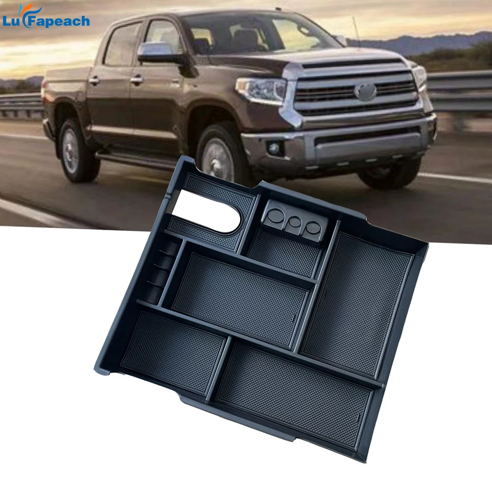 

Suitable For Toyota Tanjun Central Armrest Storage Box Tundra Interior Modification Device Storagetrunk Car 2014 15 16 17 18 19