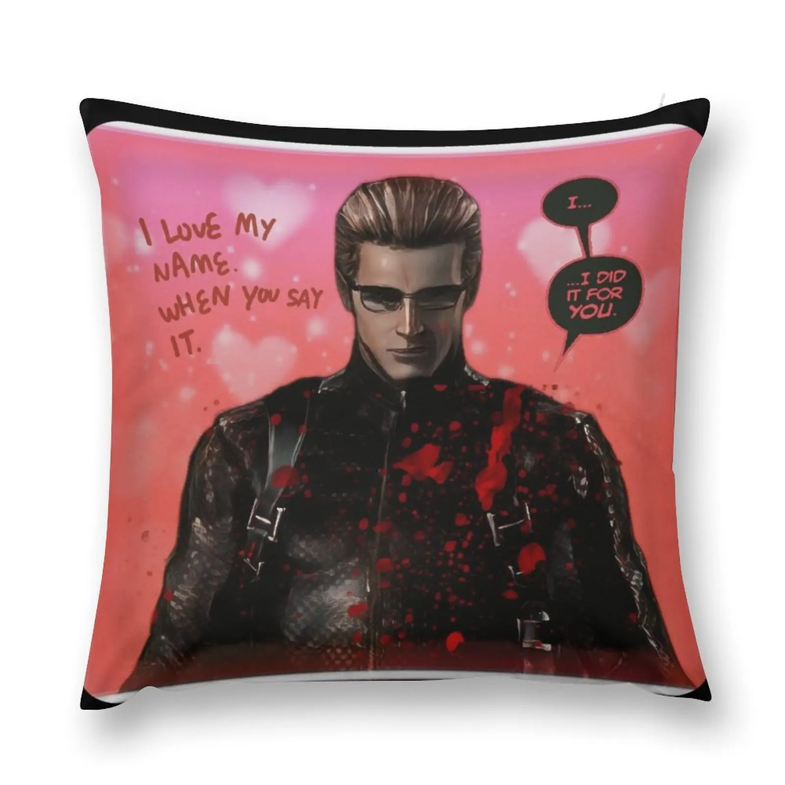 Yandere Wesker Throw Pillow Elastic Cover For Sofa ornamental pillows Sofa Covers For Living Room Decorative Cushions pillow