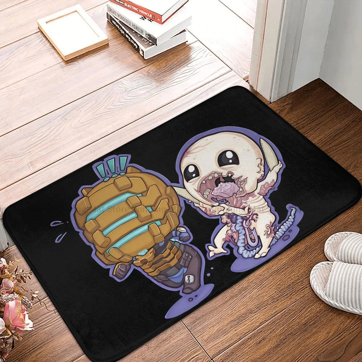 Dead Space Game Anti-Slip Doormat Kitchen Mat Cute Isaak And Slasher Hallway Carpet Welcome Rug Indoor Decorative