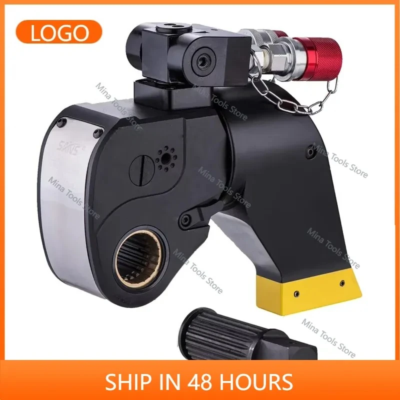 SDW4 1036-10364Nm 1-1/2'' Square Drive Torque Hydraulic Torquing Wrench With Reaction Arm for 46-95mm Hexagon Nut Across Flat