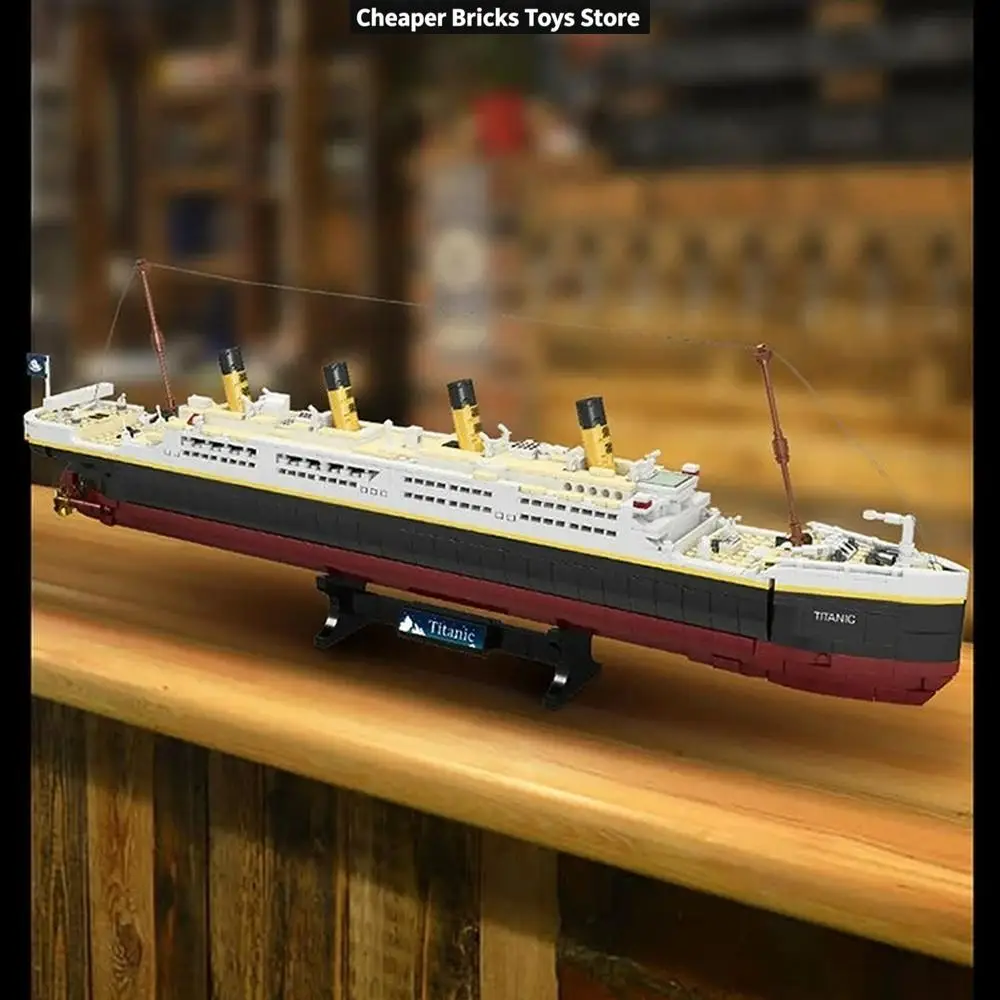 Available Now 9090-Piece Giant Liner Construction Kit, 1.35-Meter Length, Interior Display Piece, Perfect Holiday Present