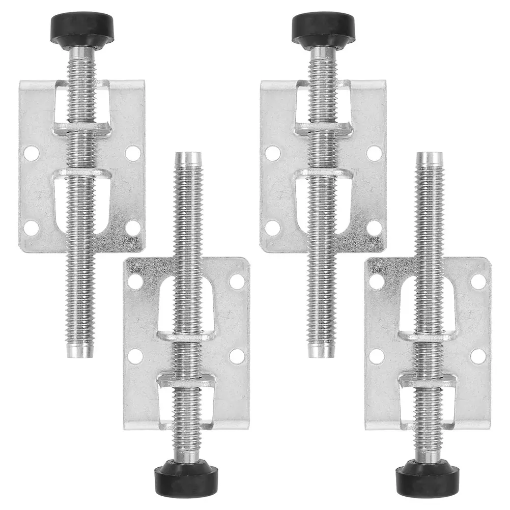

4 Pcs Adjustable Furniture Legs Leveling Cabinet Feet Sturdy Cold Rolled Steel Non Heavy Duty Support Pads For Tables