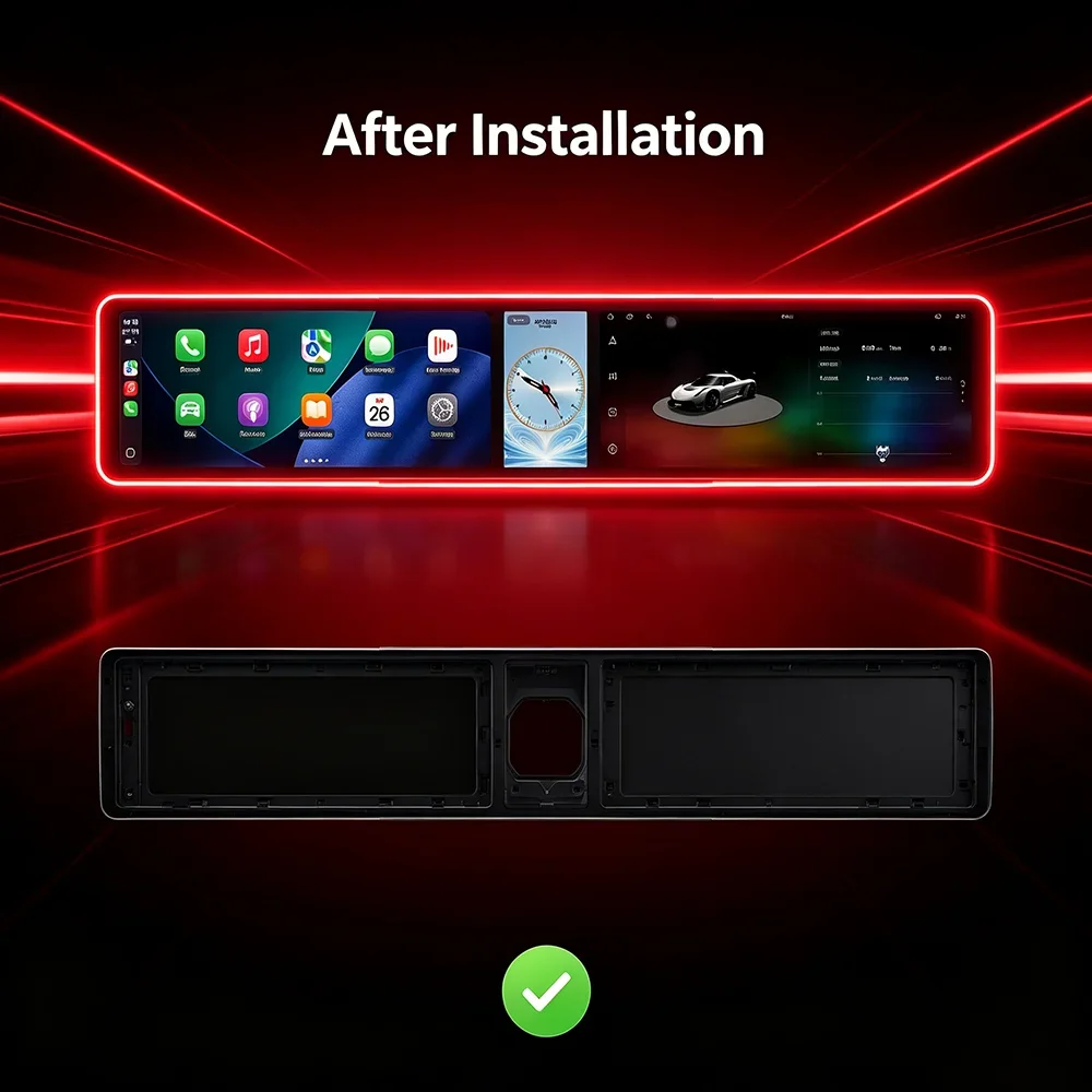 CarPlay Android Auto Dual 12.3