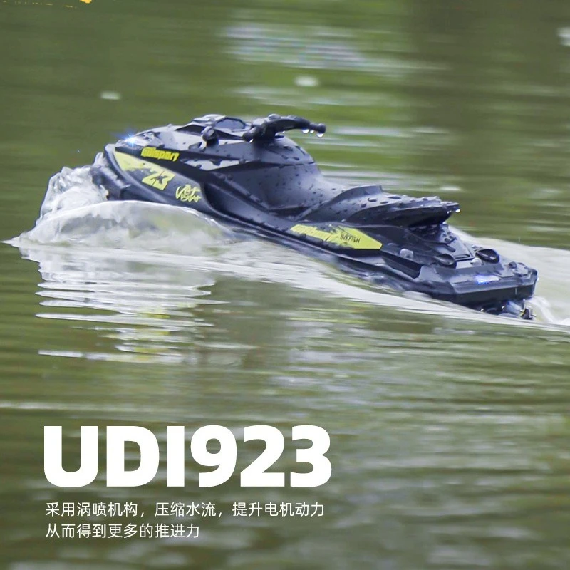 UDI923 Brushless Remote Control Speedboat One-click Capsize Water-cooled Light Electric Remote Control Boat Motorboat