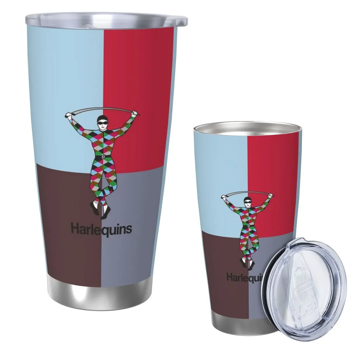 

Harlequins Rugby IPhone Case Stainless Steel Tumbler Vacuum Insulated Mug Thermal Cold Cups Straw With Lid 20oz