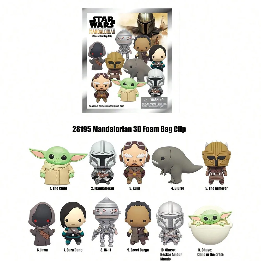 สตาร์ วอร์ส ของแท้ลิขสิทธิ์แท้ กล่องสุ่ม แมนดาลอเรียน เดอะ ไชลด์ ของสะสม กระเป๋าเซอร์ไพรส์ พวงกุญแจ ของขวัญ 1 ชิ้น