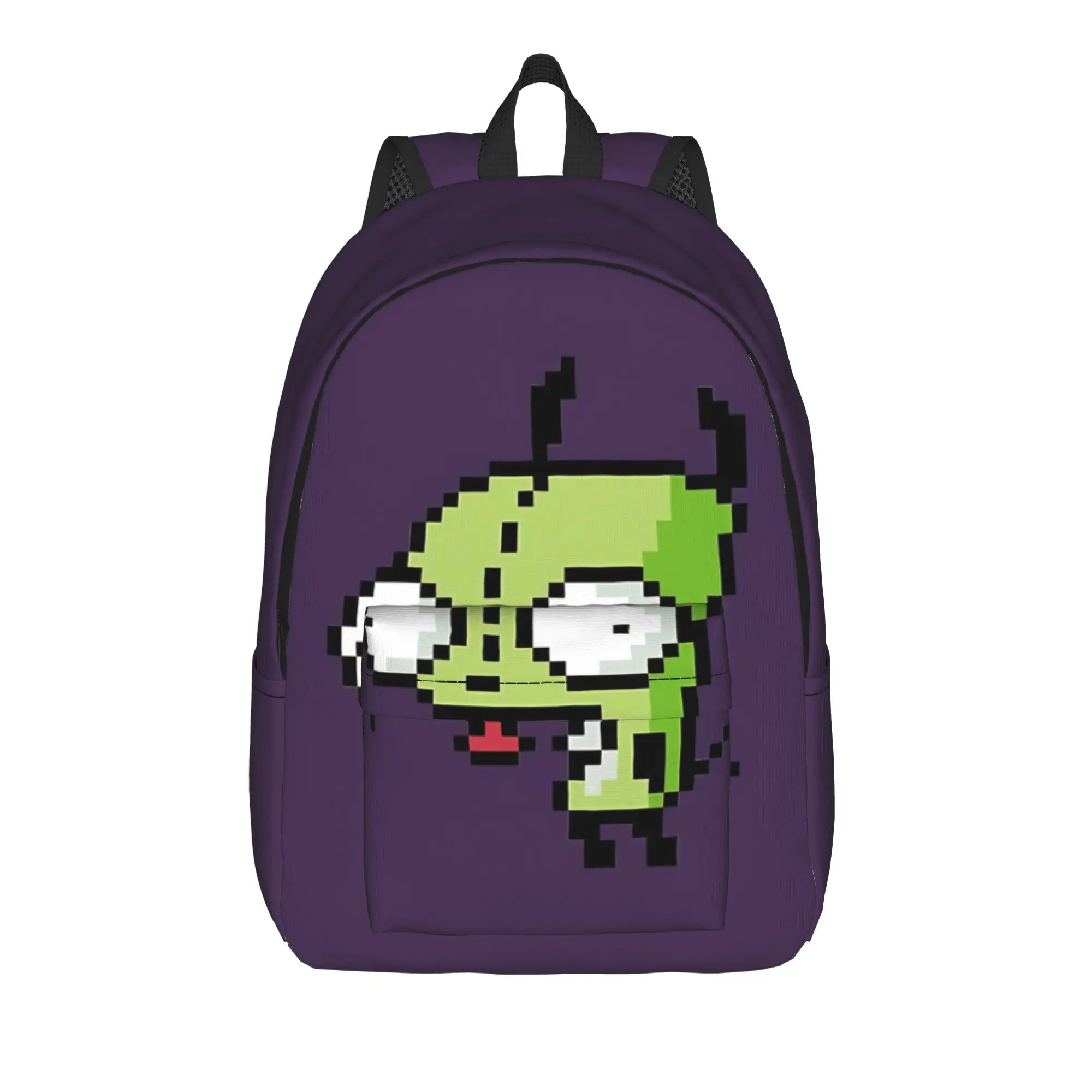 Back to school season chaotic alien Knapsack Invader Zim Office Staff  Casual Backpack