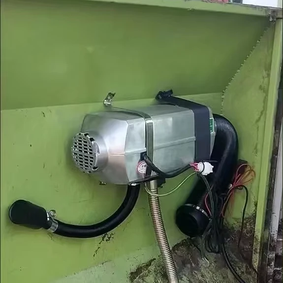 سخان ركن ديزل 5 كيلو وات - سخان هواء/مياه بغلاف من الألومنيوم 12 فولت/24 فولت (للحافلات/الشاحنات/المخيمات، تسخين سريع، مضاد للتجميد)