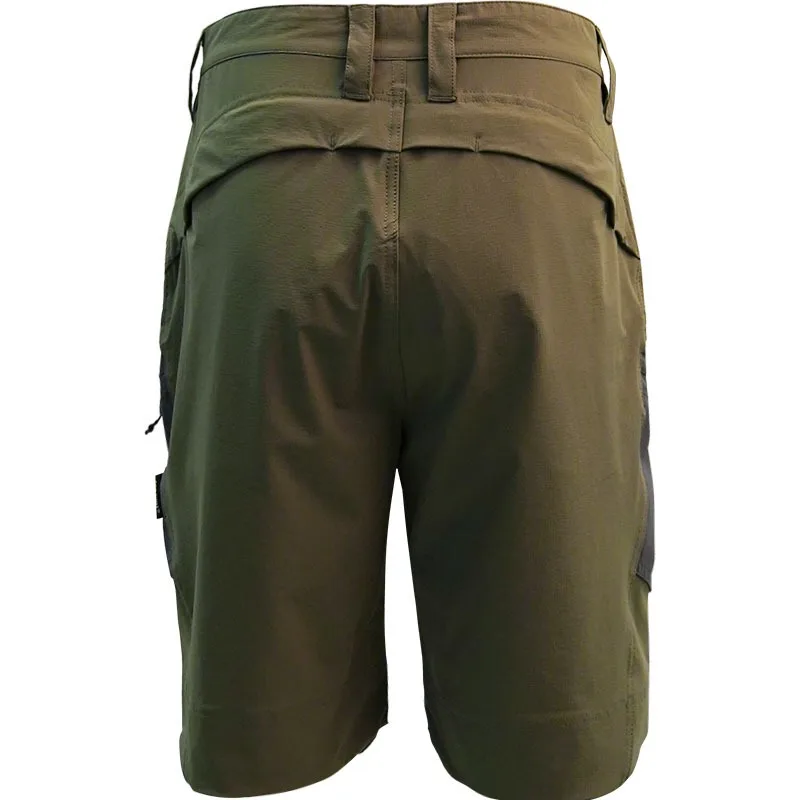 Summer Cool Men's Workwear Pants Casual Shorts Straight Leg Multi Pocket Five Part Breathable Quick Dry Trendy Quality Trousers
