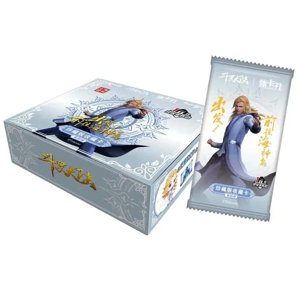 Genuine in Stock Soul Land Card Deluxe Platinum Edition Tang San Xiao Wu Anime Character Commemorative Collection Cards Gift Toy