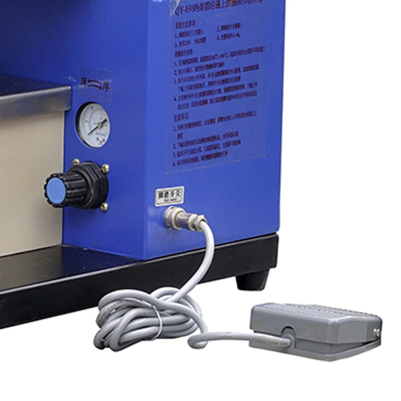 Hot Melt Glue Edge Gluing Machine Folding Gluing Machine JZ-698A Semi-automatic Leather Gluing Machine