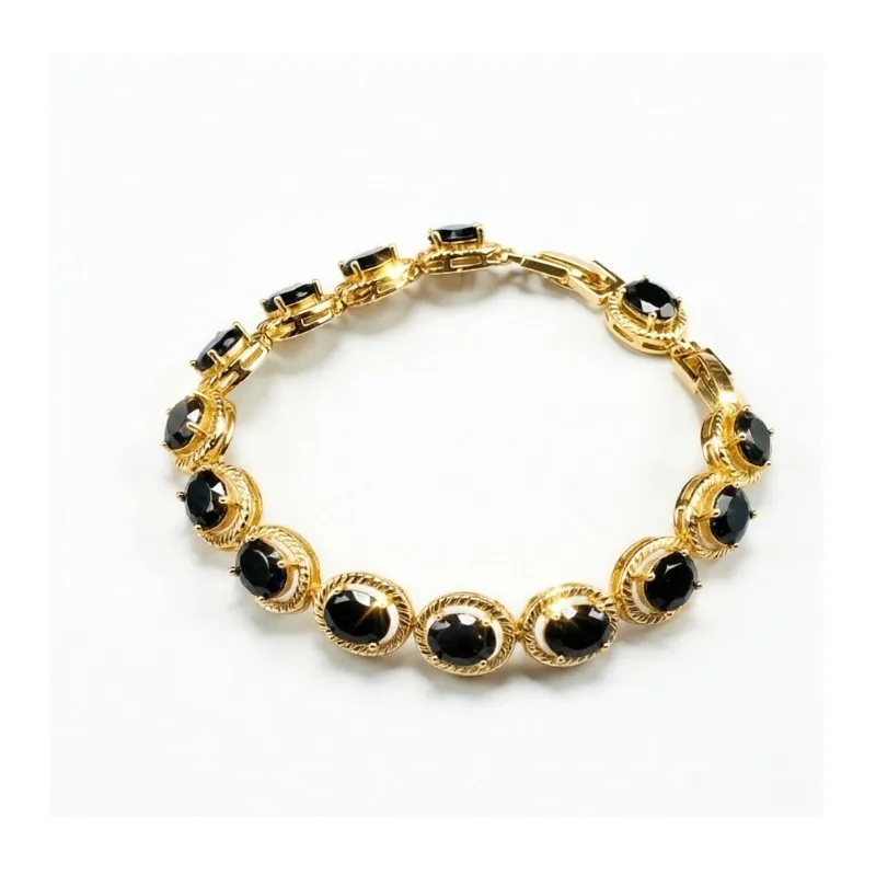 

Electroplated Zircon Bracelet, Environmentally Friendly Copper Does Not Fade, Shiny Jewelry, Female Personality Crystal Bracelet